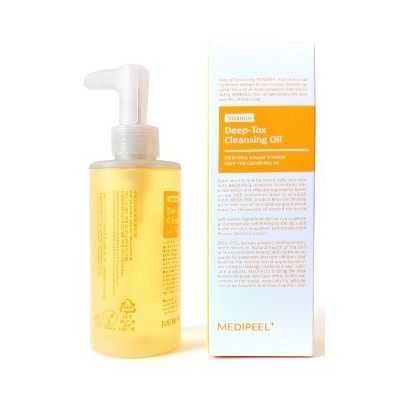Гідрофільна олія з вітамінами та антиоксидантами  Vitamin Deep-Tox Cleansing Oil 21048 «Medi-peel»