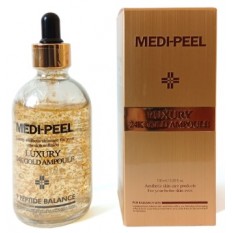 Сироватка для обличчя антивікова Luxure 24K Gold Ampoule 100ml 43082 «Medi-peel» - відновлення, розгладження, зволоження