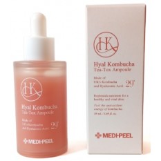 Сироватка для обличчя відновлююча Hyal Kombucha Tea-Tox Ampoule 50ml 46458 «Medi-peel» - живлення, зволоження, підвищує пружніст