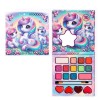 Косметика IG 5706 єдиноріг, тіні, рум'яна, 17шт/17кольорів, кисть, принт-єдиноріг, у пакеті
