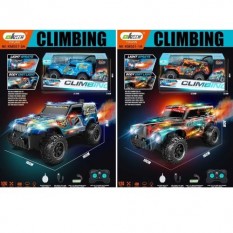 Джип KM 555-1 A-5A р/у, акумулятор, 16см, 1:24, пара/дим, світло, корпус не б'ється, гумові колеса, USB-зарядне, 2 види, в короб