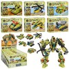 Конструктор 41108 Qman , військовий, транспорт, від 111дет, в коробці, 6в1 (робот), 6шт (6видів) в дисплеї