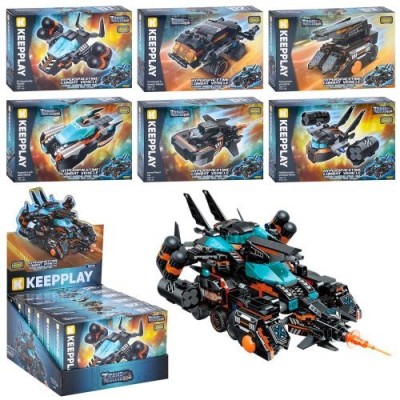 Конструктор 41111 Qman, космічний транспорт, від 83дет, в коробці, 6в1 (машина), 6 видів