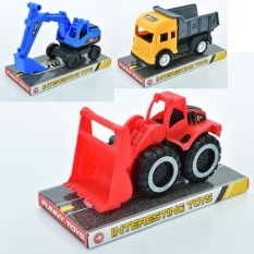 Будтехніка DY 235-17 розмір 16,5 см, рухливі деталі, 3 види, у слюді