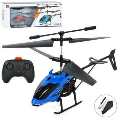 Гелікоптер BR 6803 розмір 20 см, р/у, акумулятор, USB-зарядне, світло, додаткові лопаті, 2 кольори, в коробці