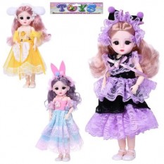 Лялька LM-33A 11-33 B 11-33 C11 KR, 29см, шарнірна, 3 види, у пакеті