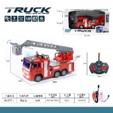 Машина QL 577-1 Пожежна, р/у, акумулятор, музика + світло, в коробці
