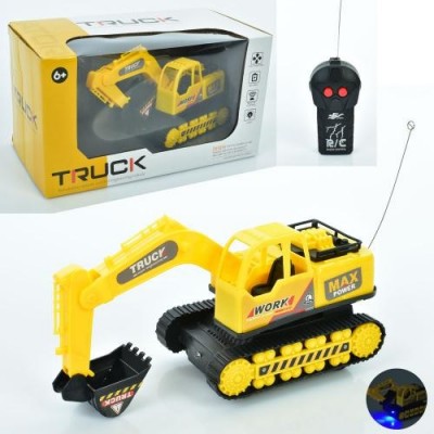 Екскаватор 0507-12 р/у, 18см, світло, рухливий ковш, на батарейках, в коробці