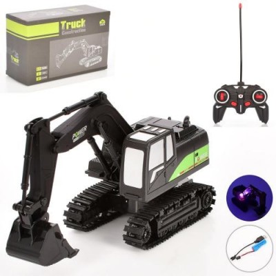 Екскаватор 3009-3 р/у, 28см, акумулятор, USB-зарядне, світло, в коробці