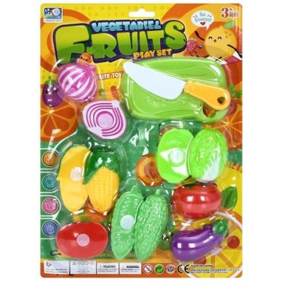 Продукти 515-6 B на липучці, овочі, дошка, ніж, на листі