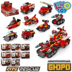 Конструктор KB 099 транспорт, від 58дет, в коробці, 8 шт (8 видів) в дисплеї