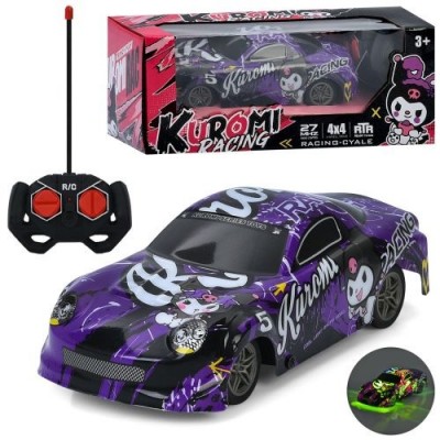 Машина ESD 006-006 KR, р/у, 19 см, світло, гумові колеса, корпус не б'ється, на батарейках, в коробці