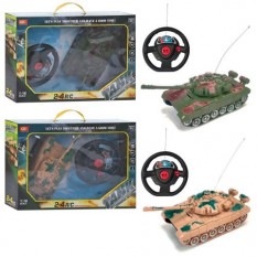 Танк 390-2 р/у, 1:18, на батарейках, в коробці