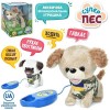 Собака M 5706 I UA д/к - поводок, 16 см, ходить, музика (укр)-пісня, звук, рухливий хвіст, на батарейках, в коробці