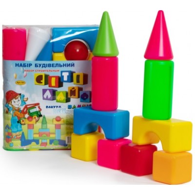 Сіті Лайф малий 101-101 в наборі 16 деталей, розмір деталей – від 6 до 12 см