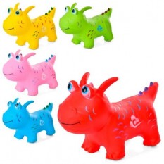 Стрибуни-дракони MS 3365 ПВХ, 1250-1300г, 5 кольорів, в кульці