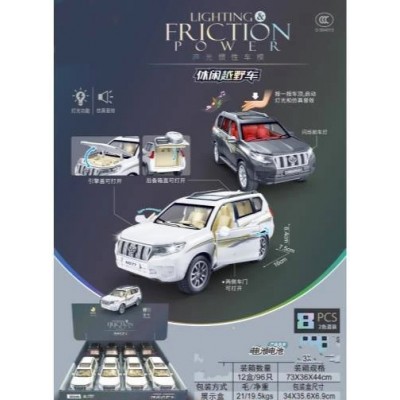 Машина 7748 (1уп/8шт) Джип, інерція, світло, звук, в дисплеї