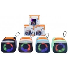 Колонка X-922 світиться, RGB підсвічування, Bluetooth, аккумулятор, AUX, USB, TF-microSD, FM-радіо, мікс кольорів, в коробці