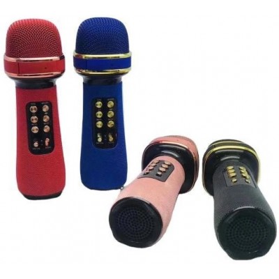 Мікрофон WS-898 караоке, USB, microSD, AUX, FM радіо, Bluetooth, мікс видів, в коробці