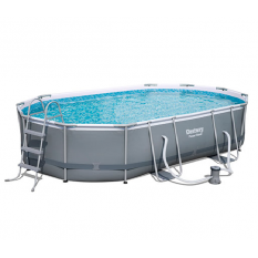 Басейн каркасний BW 56448 (1шт) овальний 488 * 107 см з фільтр-насосом 220V (3028л / ч)