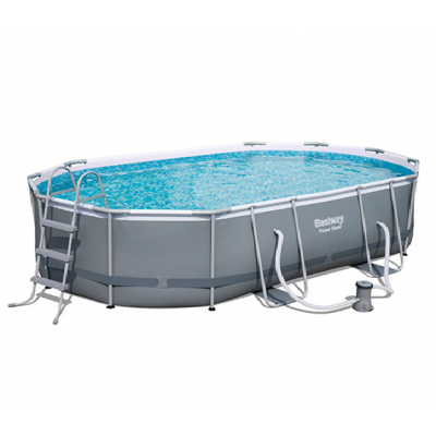 Басейн каркасний BW 56448 (1шт) овальний 488 * 107 см з фільтр-насосом 220V (3028л / ч)