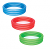 Басейн 51025 (12шт) детячий,круглий,3 кольца,122-25см,3 кольори(красн,син,зел),в кульцi,26-25-2см