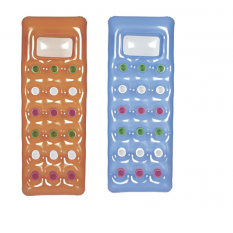 Матрац 43040 (12шт) стакани 18шт, 188-71см, 2 кольори голуб, оранж), рем запл, в кульцi, 27-25см