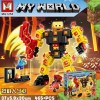 Конструктор MG 1255 Minecraft, 465 деталей, у коробці, 37-5,8-30 см