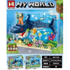 Конструктор MG 1305 Minecraft, 396дет, (2 види), у коробці