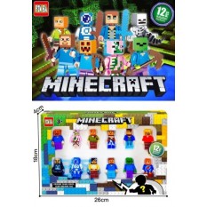 Фигурки BA 0296 E Minecraft 12шт, в коробці
